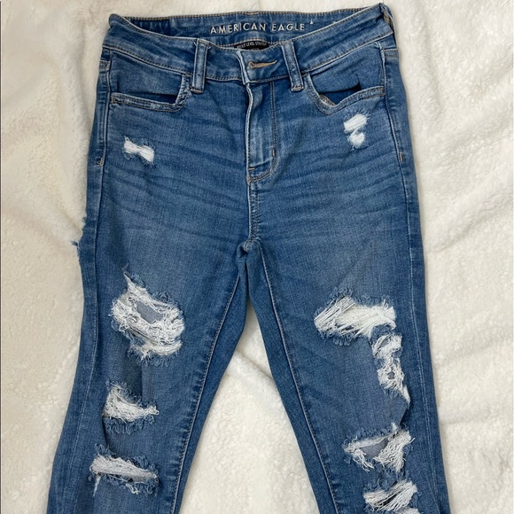 AE Ripped High Rise Jegging - Picture 3 of 6